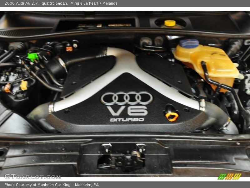 Ming Blue Pearl / Melange 2000 Audi A6 2.7T quattro Sedan