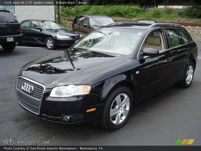 Brilliant Black / Beige 2005 Audi A4 2.0T quattro Avant