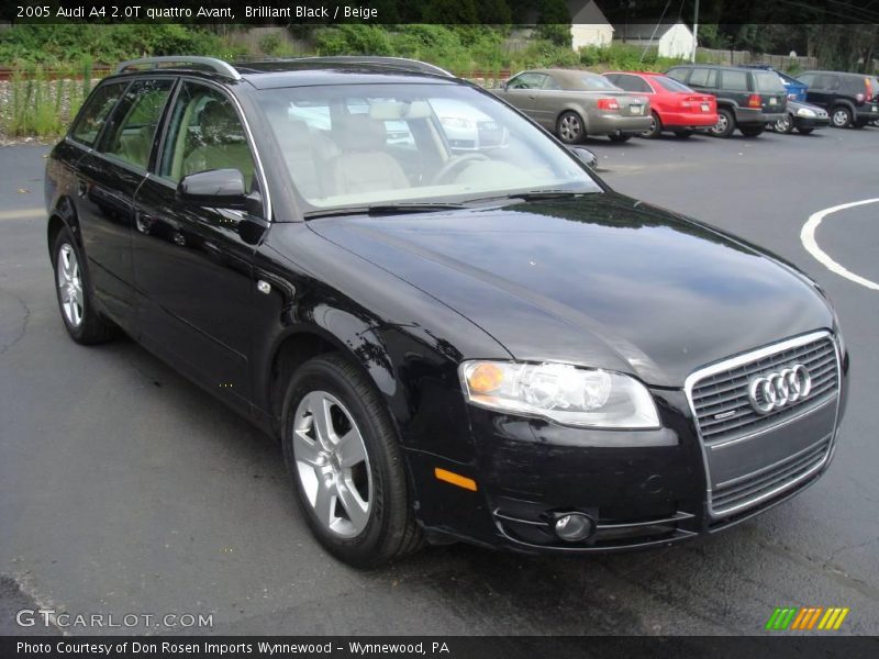 Brilliant Black / Beige 2005 Audi A4 2.0T quattro Avant