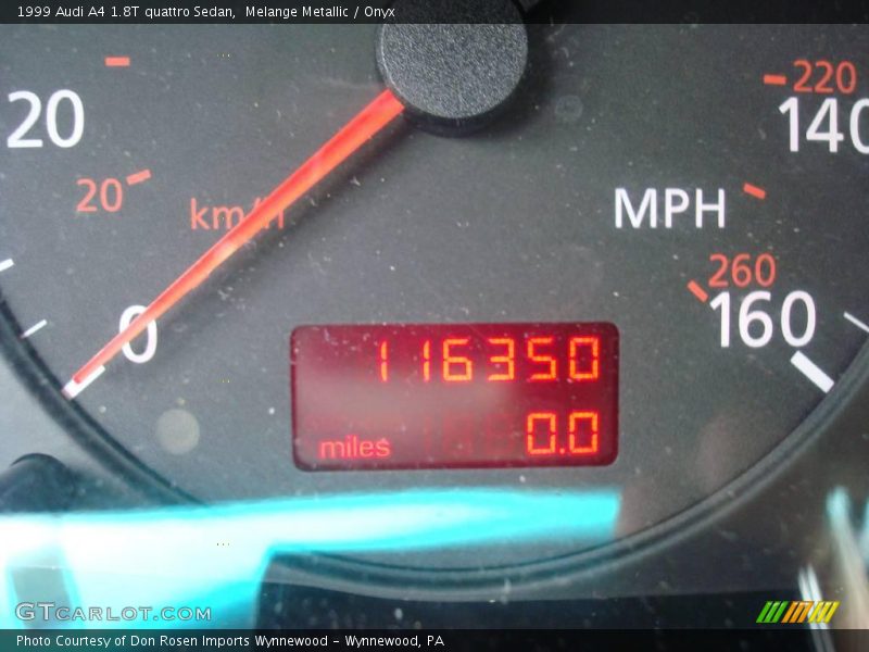 Melange Metallic / Onyx 1999 Audi A4 1.8T quattro Sedan