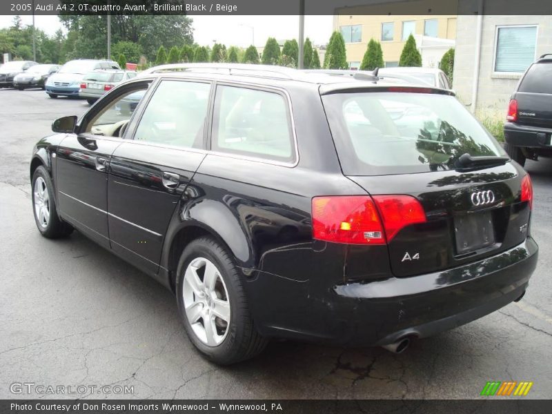 Brilliant Black / Beige 2005 Audi A4 2.0T quattro Avant