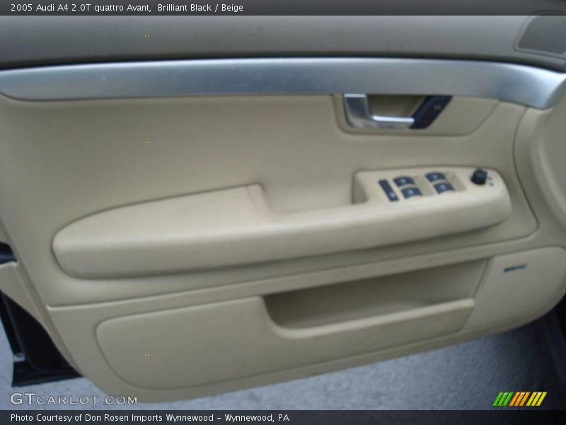 Brilliant Black / Beige 2005 Audi A4 2.0T quattro Avant
