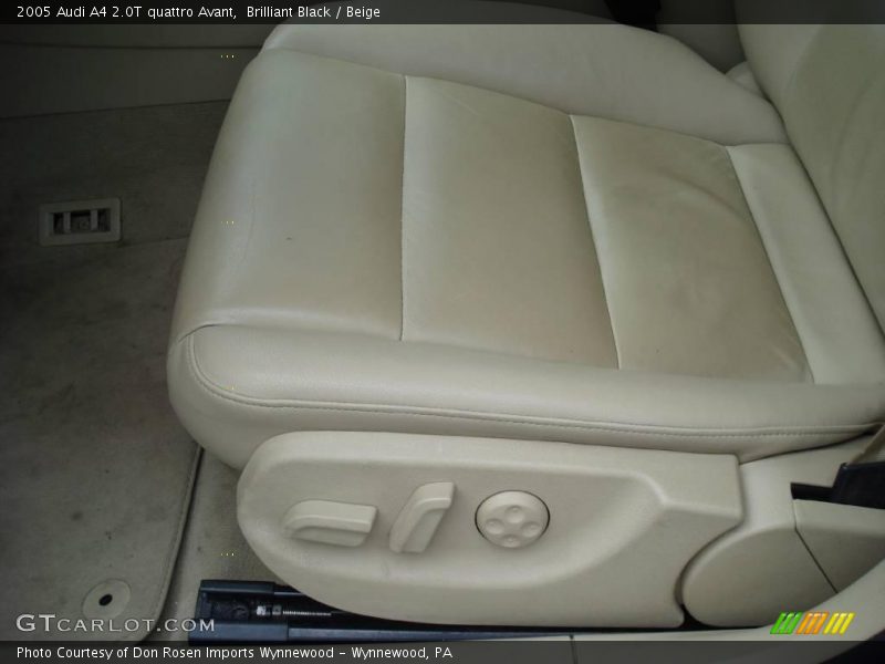 Brilliant Black / Beige 2005 Audi A4 2.0T quattro Avant