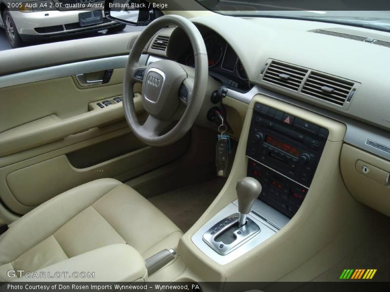 Brilliant Black / Beige 2005 Audi A4 2.0T quattro Avant