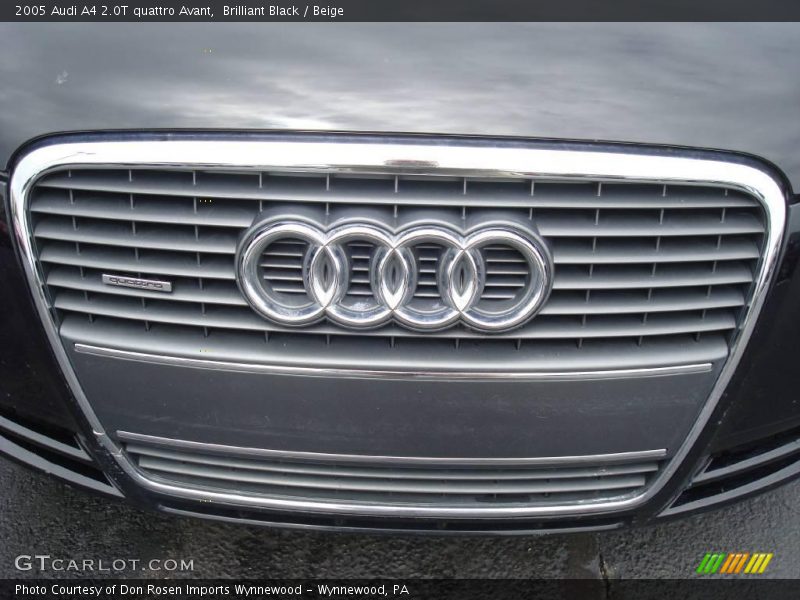 Brilliant Black / Beige 2005 Audi A4 2.0T quattro Avant