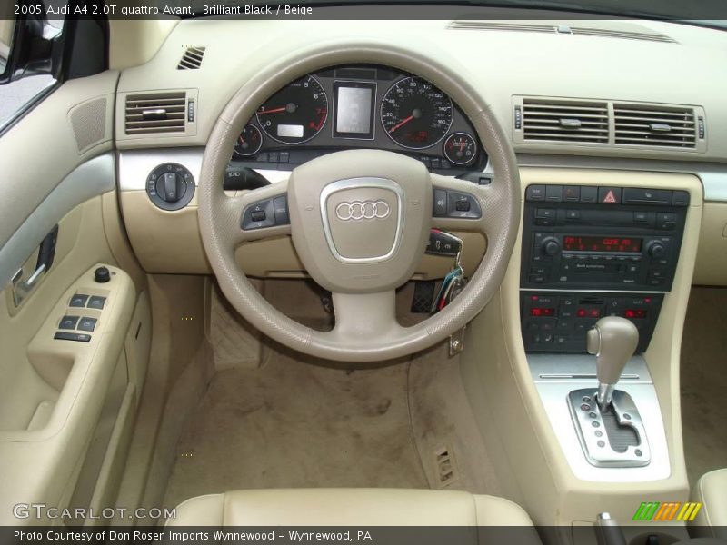 Brilliant Black / Beige 2005 Audi A4 2.0T quattro Avant