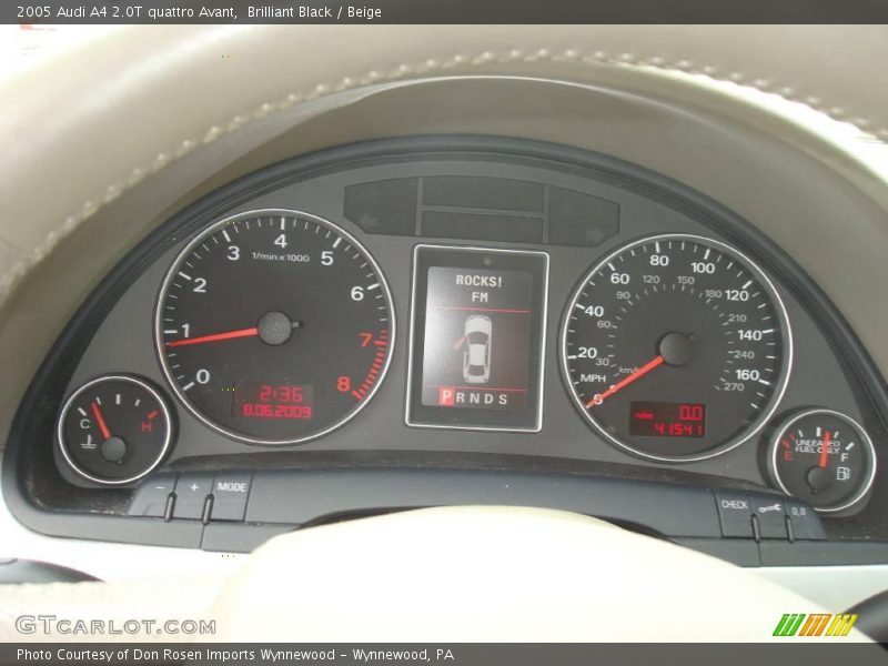 Brilliant Black / Beige 2005 Audi A4 2.0T quattro Avant