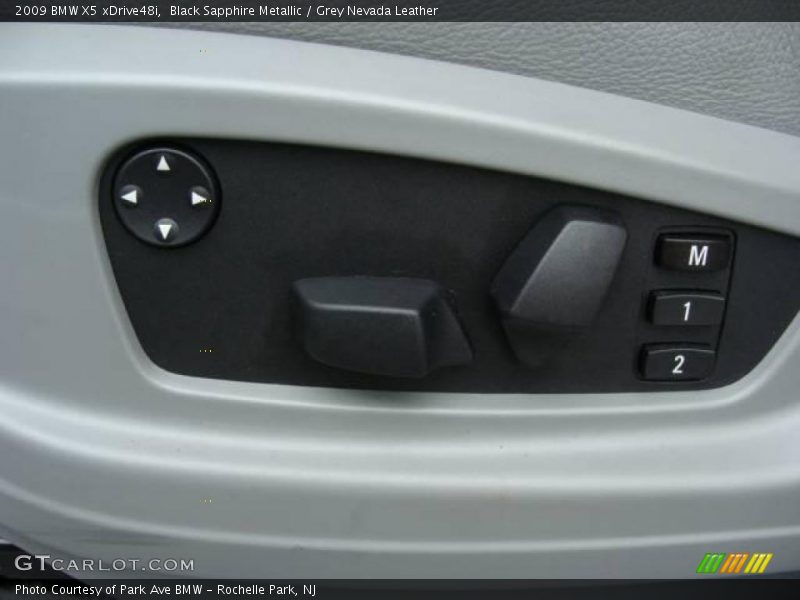 Black Sapphire Metallic / Grey Nevada Leather 2009 BMW X5 xDrive48i