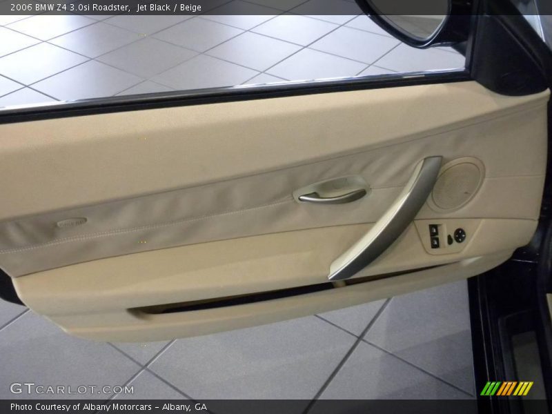 Jet Black / Beige 2006 BMW Z4 3.0si Roadster