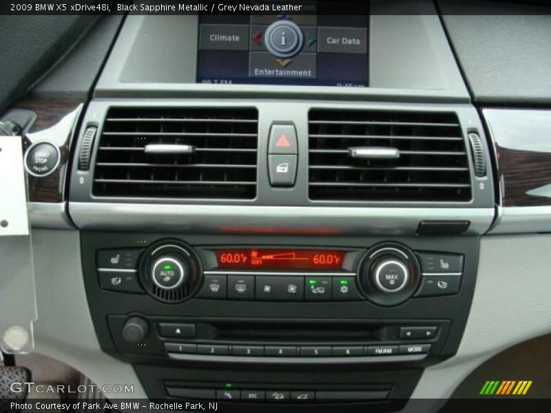 Black Sapphire Metallic / Grey Nevada Leather 2009 BMW X5 xDrive48i
