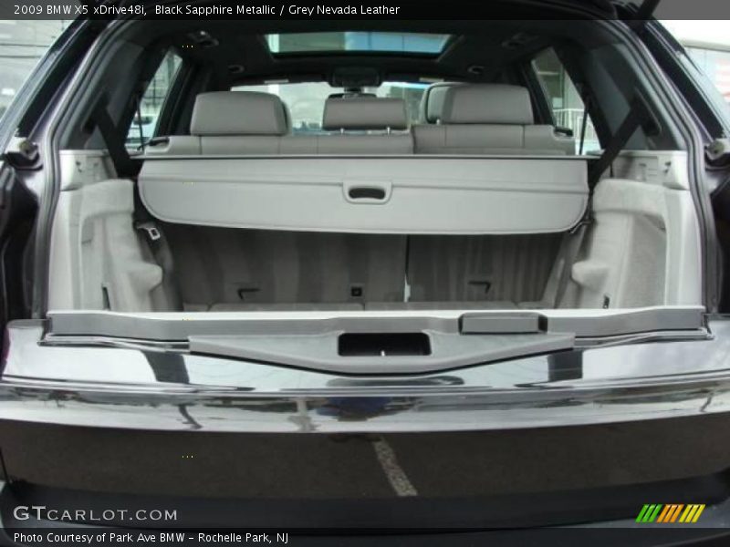Black Sapphire Metallic / Grey Nevada Leather 2009 BMW X5 xDrive48i