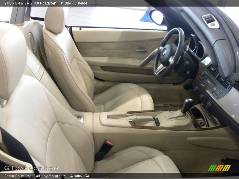 Jet Black / Beige 2006 BMW Z4 3.0si Roadster