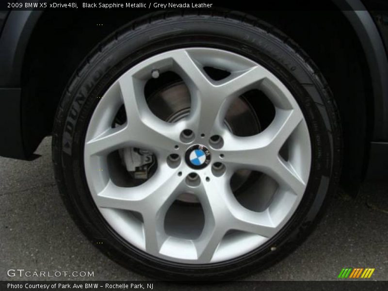 Black Sapphire Metallic / Grey Nevada Leather 2009 BMW X5 xDrive48i