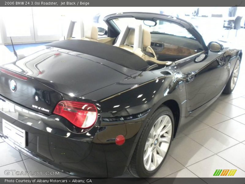 Jet Black / Beige 2006 BMW Z4 3.0si Roadster