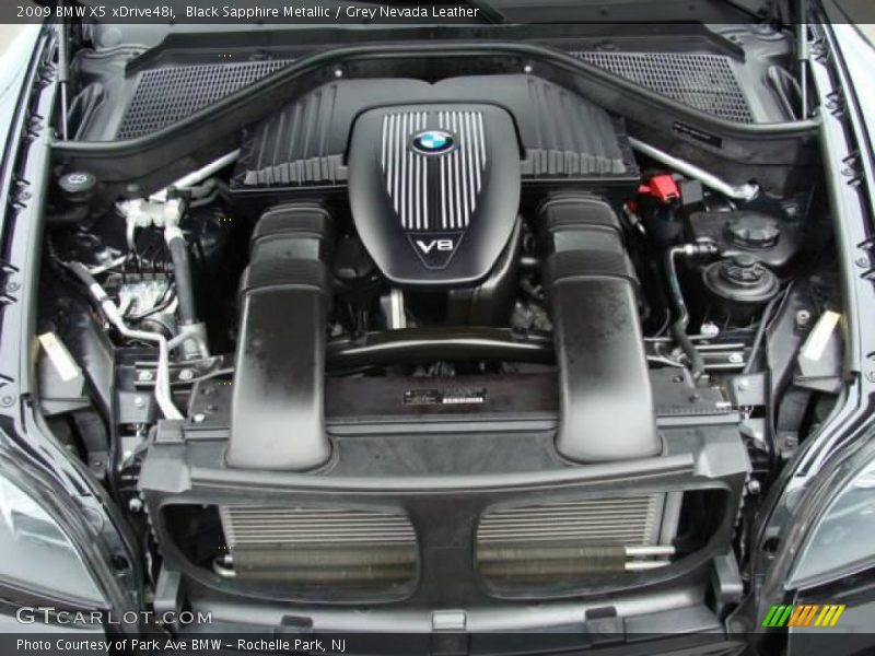 Black Sapphire Metallic / Grey Nevada Leather 2009 BMW X5 xDrive48i