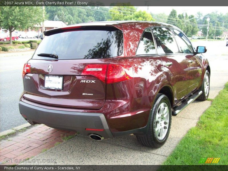 Dark Cherry Red Pearl / Ebony 2007 Acura MDX