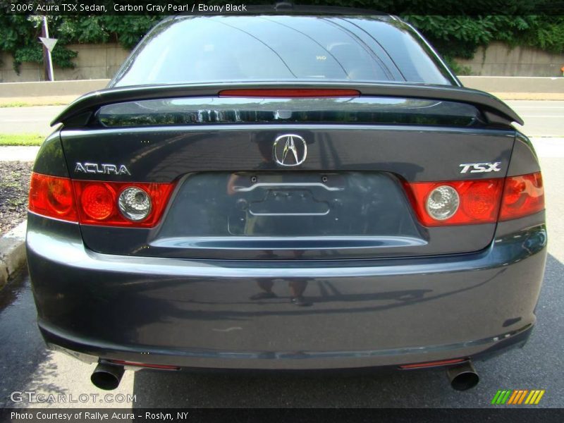 Carbon Gray Pearl / Ebony Black 2006 Acura TSX Sedan