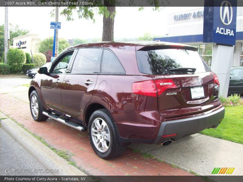 Dark Cherry Red Pearl / Ebony 2007 Acura MDX