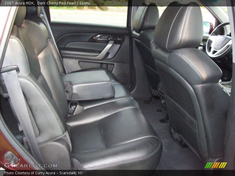 Dark Cherry Red Pearl / Ebony 2007 Acura MDX