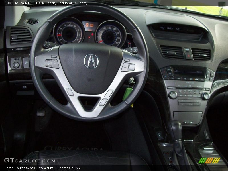 Dark Cherry Red Pearl / Ebony 2007 Acura MDX