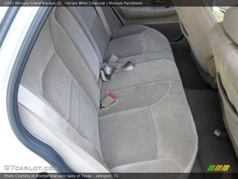 Vibrant White Clearcoat / Medium Parchment 2001 Mercury Grand Marquis GS