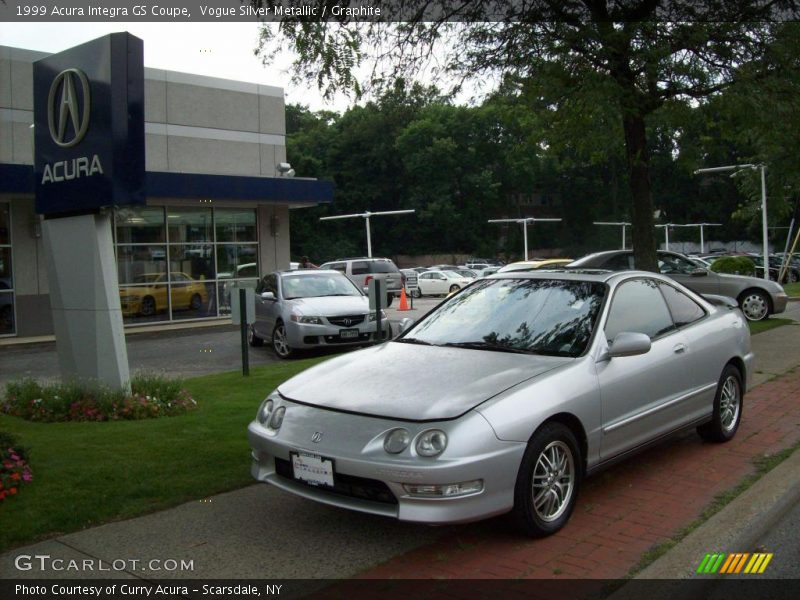Vogue Silver Metallic / Graphite 1999 Acura Integra GS Coupe
