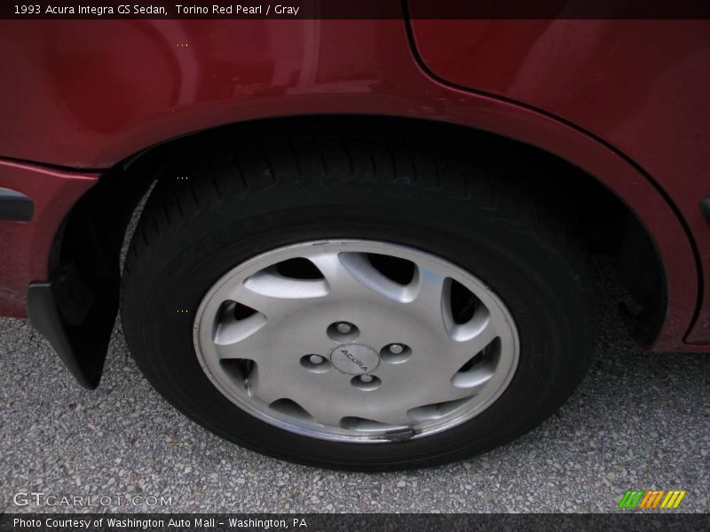 Torino Red Pearl / Gray 1993 Acura Integra GS Sedan