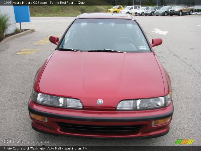 Torino Red Pearl / Gray 1993 Acura Integra GS Sedan