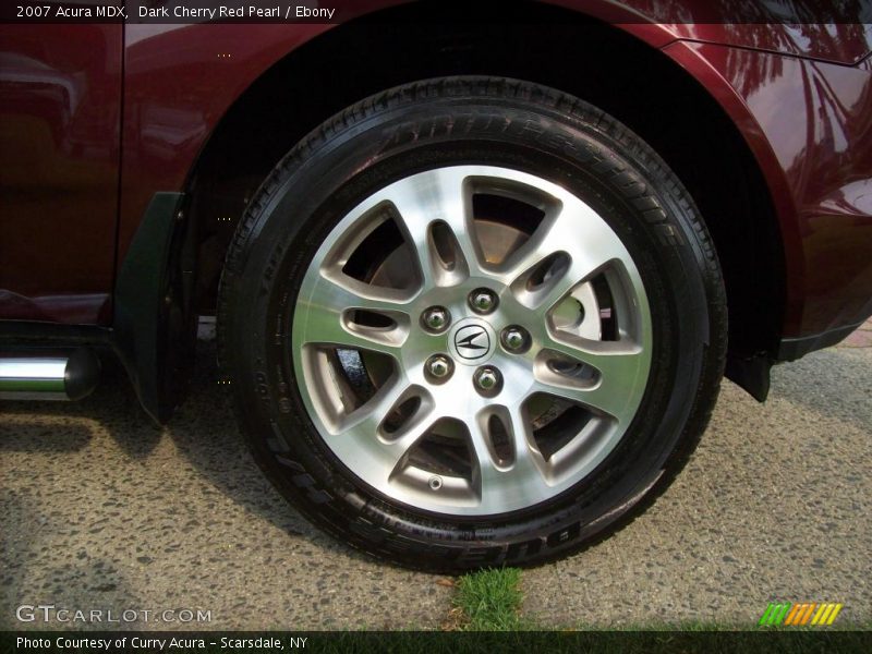 Dark Cherry Red Pearl / Ebony 2007 Acura MDX