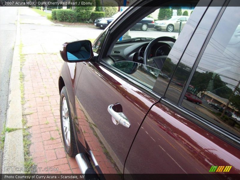 Dark Cherry Red Pearl / Ebony 2007 Acura MDX