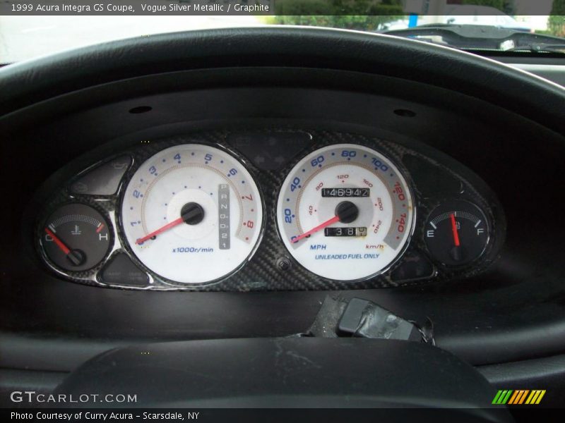 Vogue Silver Metallic / Graphite 1999 Acura Integra GS Coupe