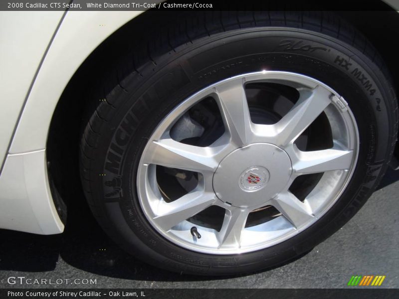White Diamond Tri-Coat / Cashmere/Cocoa 2008 Cadillac CTS Sedan