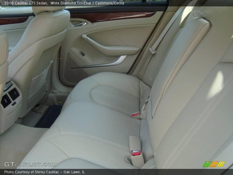 White Diamond Tri-Coat / Cashmere/Cocoa 2008 Cadillac CTS Sedan