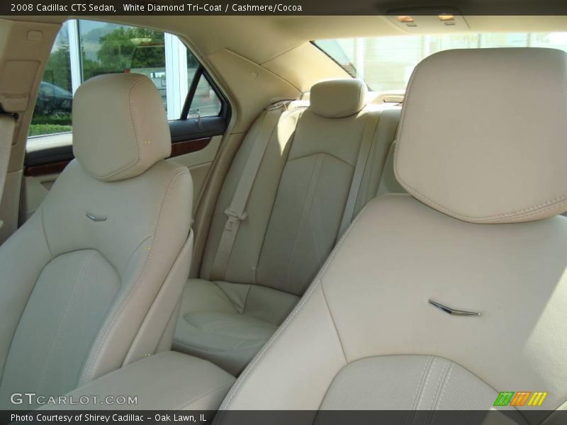 White Diamond Tri-Coat / Cashmere/Cocoa 2008 Cadillac CTS Sedan