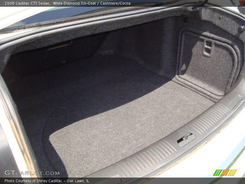 White Diamond Tri-Coat / Cashmere/Cocoa 2008 Cadillac CTS Sedan