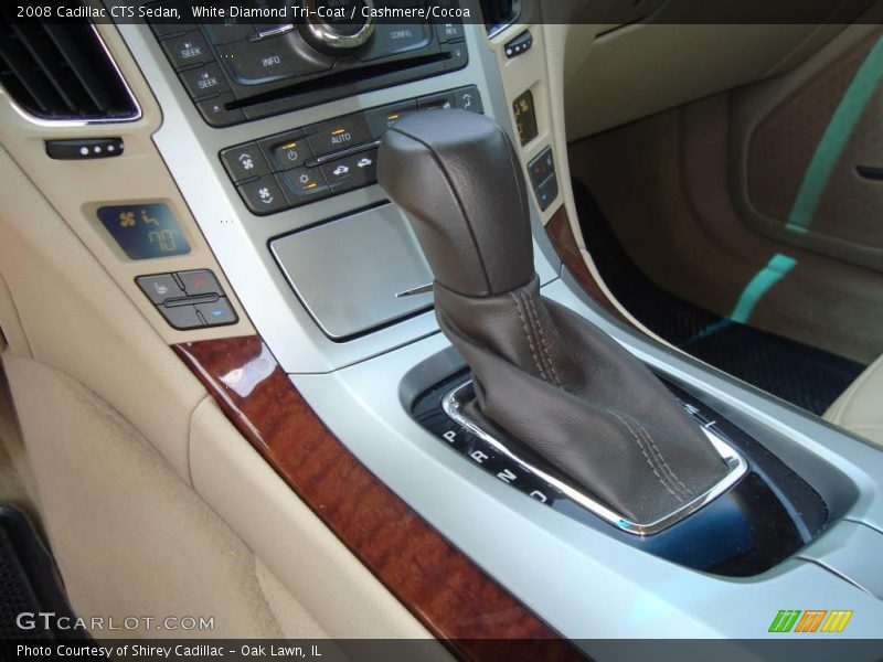 White Diamond Tri-Coat / Cashmere/Cocoa 2008 Cadillac CTS Sedan