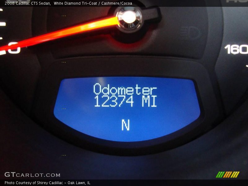 White Diamond Tri-Coat / Cashmere/Cocoa 2008 Cadillac CTS Sedan
