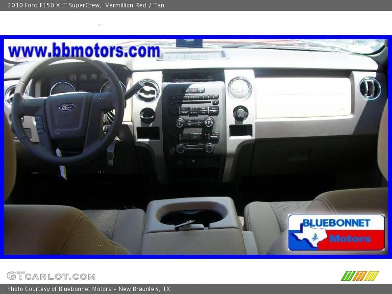 Vermillion Red / Tan 2010 Ford F150 XLT SuperCrew