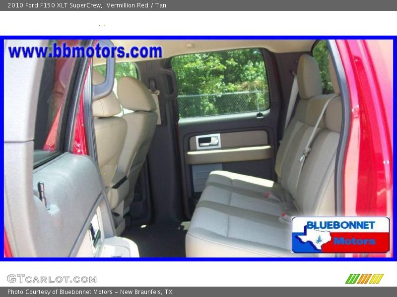 Vermillion Red / Tan 2010 Ford F150 XLT SuperCrew