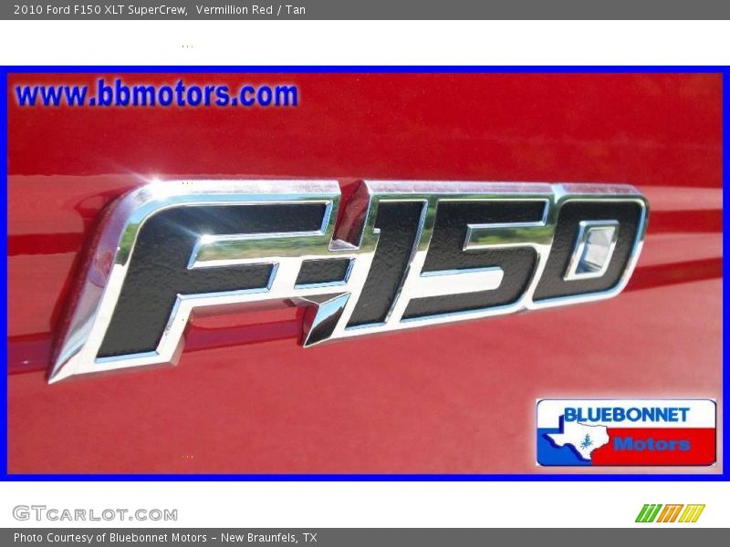 Vermillion Red / Tan 2010 Ford F150 XLT SuperCrew