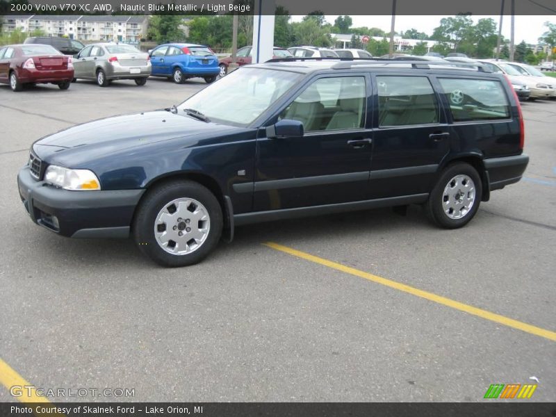 Nautic Blue Metallic / Light Beige 2000 Volvo V70 XC AWD