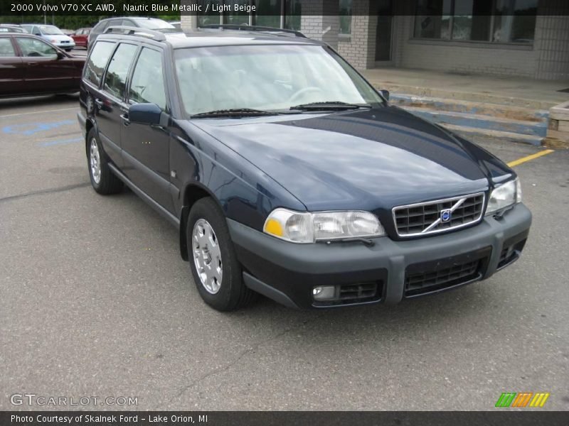 Nautic Blue Metallic / Light Beige 2000 Volvo V70 XC AWD