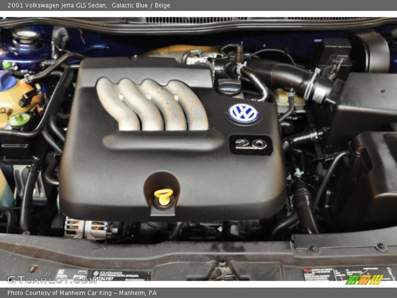 Galactic Blue / Beige 2001 Volkswagen Jetta GLS Sedan