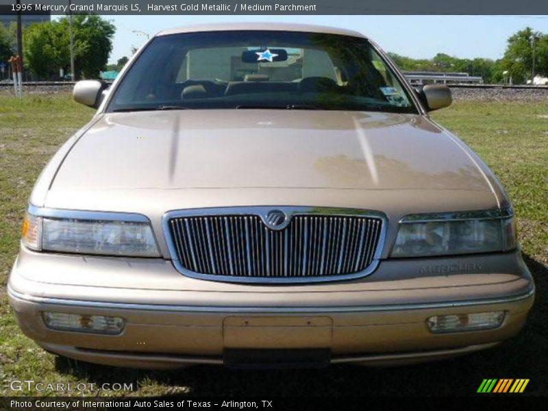 Harvest Gold Metallic / Medium Parchment 1996 Mercury Grand Marquis LS