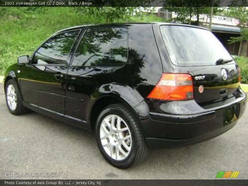 Black / Beige 2003 Volkswagen Golf GL 2 Door