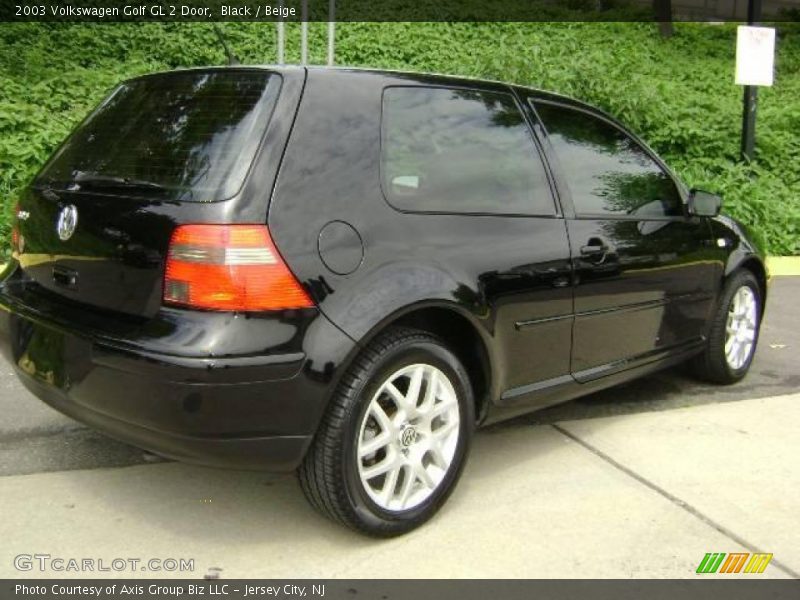 Black / Beige 2003 Volkswagen Golf GL 2 Door
