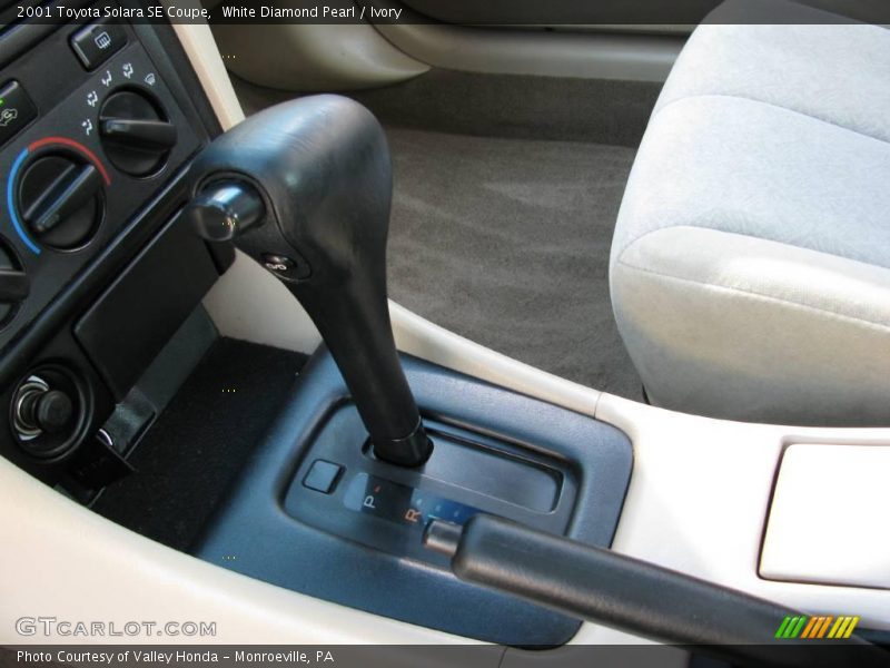 White Diamond Pearl / Ivory 2001 Toyota Solara SE Coupe