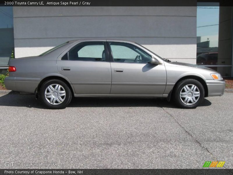 Antique Sage Pearl / Gray 2000 Toyota Camry LE