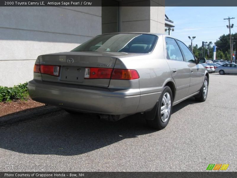 Antique Sage Pearl / Gray 2000 Toyota Camry LE