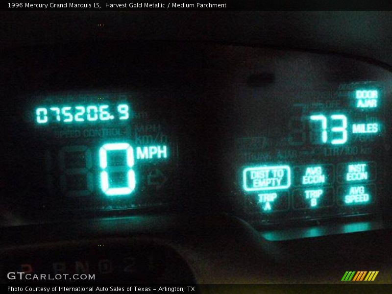 Harvest Gold Metallic / Medium Parchment 1996 Mercury Grand Marquis LS